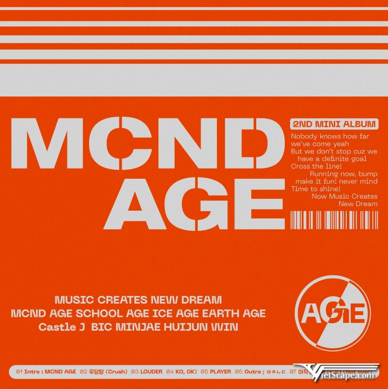 Mini Album: “MCND Age” - Ngày 08/01/2021